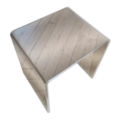 Table d’appoint plexiglas vintage 1970-1980