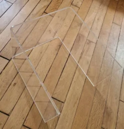 Table d’appoint plexiglas vintage 1970-1980