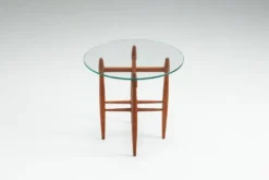 Table d'appoint Poul Hundevad en teck Vamdrup Stolefabrik Danemark 1960