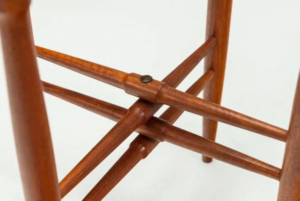 Table d'appoint Poul Hundevad en teck Vamdrup Stolefabrik Danemark 1960
