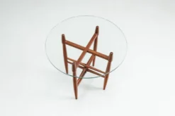 Table d'appoint Poul Hundevad en teck Vamdrup Stolefabrik Danemark 1960