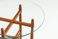 Table d'appoint Poul Hundevad en teck Vamdrup Stolefabrik Danemark 1960