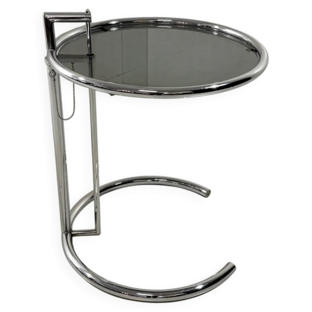 Table d'appoint réglable E1027 Eileen Gray Vereinigte Werkstätten