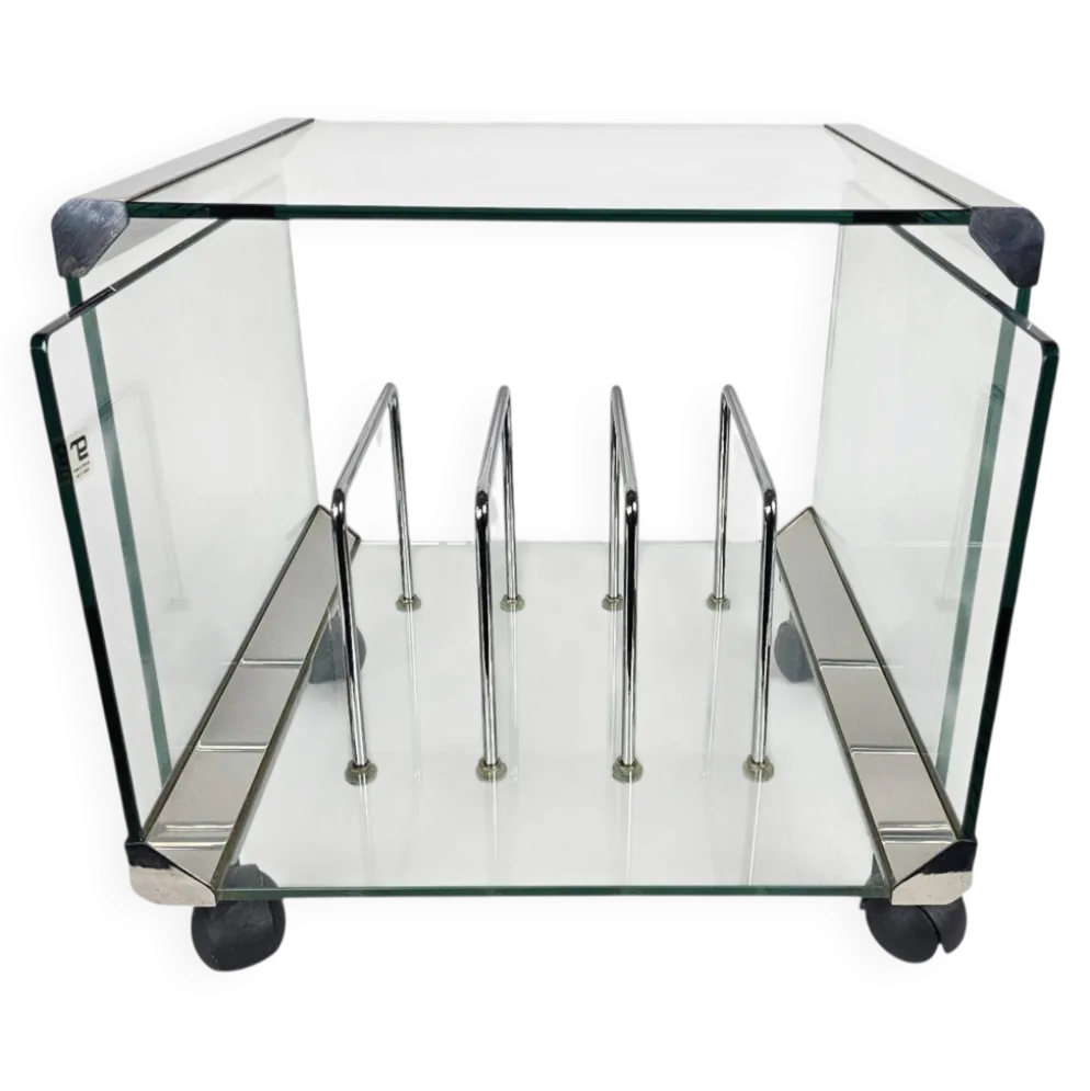 Table d'appoint roulantes Gallotti & Radice - Pierangelo Gallotti - Italie - années 70