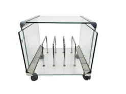 Table d'appoint roulantes Gallotti & Radice - Pierangelo Gallotti - Italie - années 70