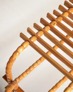 Table d'appoint, support de fleurs scandinave en bouleau et orme, années 1940