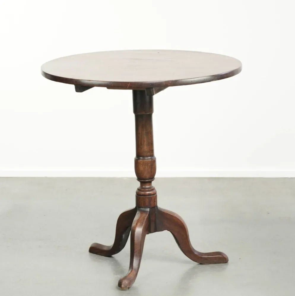 Table d'appoint / table d'angle inclinable anglaise du XVIIIe siècle