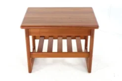 Table d'appoint / table de nuit Dyrlund - design danois en teck