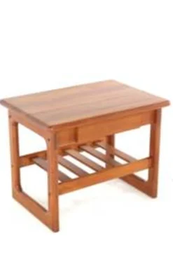 Table d'appoint / table de nuit Dyrlund - design danois en teck