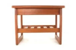 Table d'appoint / table de nuit Dyrlund - design danois en teck