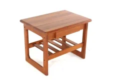 Table d'appoint / table de nuit Dyrlund - design danois en teck