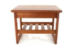 Table d'appoint / table de nuit Dyrlund - design danois en teck