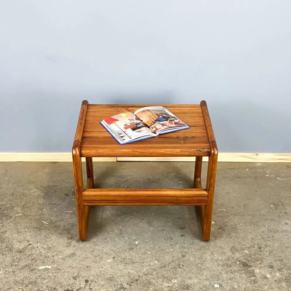 Table d'appoint, teck massif, années 1960