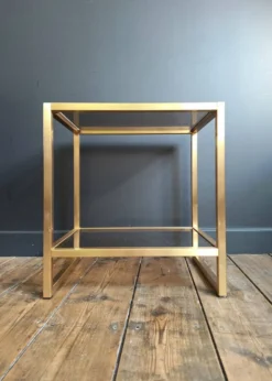 Table d’appoint vintage, chevet, bout de canapé