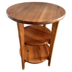 Table d'appoint vintage IKEA Olsvik en pin massif (Années 2000)