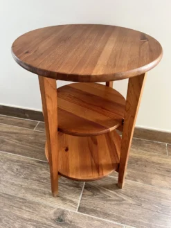 Table d'appoint vintage IKEA Olsvik en pin massif (Années 2000)