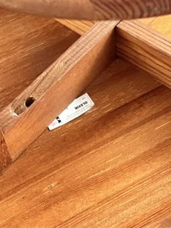 Table d'appoint vintage IKEA Olsvik en pin massif (Années 2000)