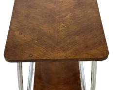 Table d'appoint vintage style Art Déco / Bauhaus des années 60