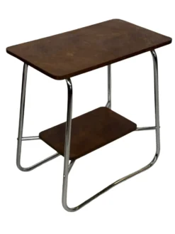 Table d'appoint vintage style Art Déco / Bauhaus des années 60