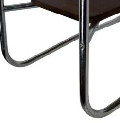 Table d'appoint vintage style Art Déco / Bauhaus des années 60