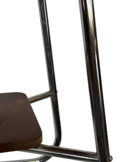 Table d'appoint vintage style Art Déco / Bauhaus des années 60