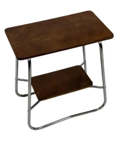 Table d'appoint vintage style Art Déco / Bauhaus des années 60