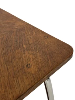 Table d'appoint vintage style Art Déco / Bauhaus des années 60