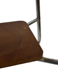 Table d'appoint vintage style Art Déco / Bauhaus des années 60