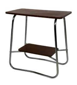 Table d'appoint vintage style Art Déco / Bauhaus des années 60