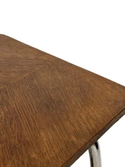 Table d'appoint vintage style Art Déco / Bauhaus des années 60