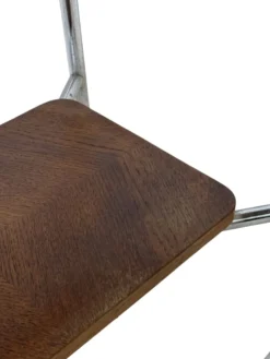 Table d'appoint vintage style Art Déco / Bauhaus des années 60