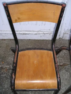 Table d'école et ses 2 chaises Mullca années 60/70