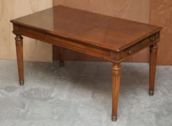 Table d'écriture bibliothèque antique circa 1860 avec pentes jumelles