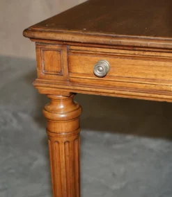 Table d'écriture bibliothèque antique circa 1860 avec pentes jumelles