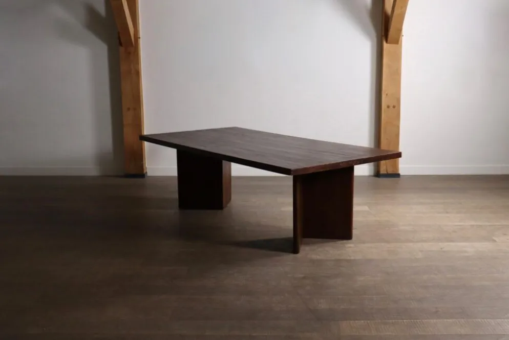 Table de bibliothèque large Pierre Jeanneret PJ-TAT-08-A, Chandigarh, 1955-1956