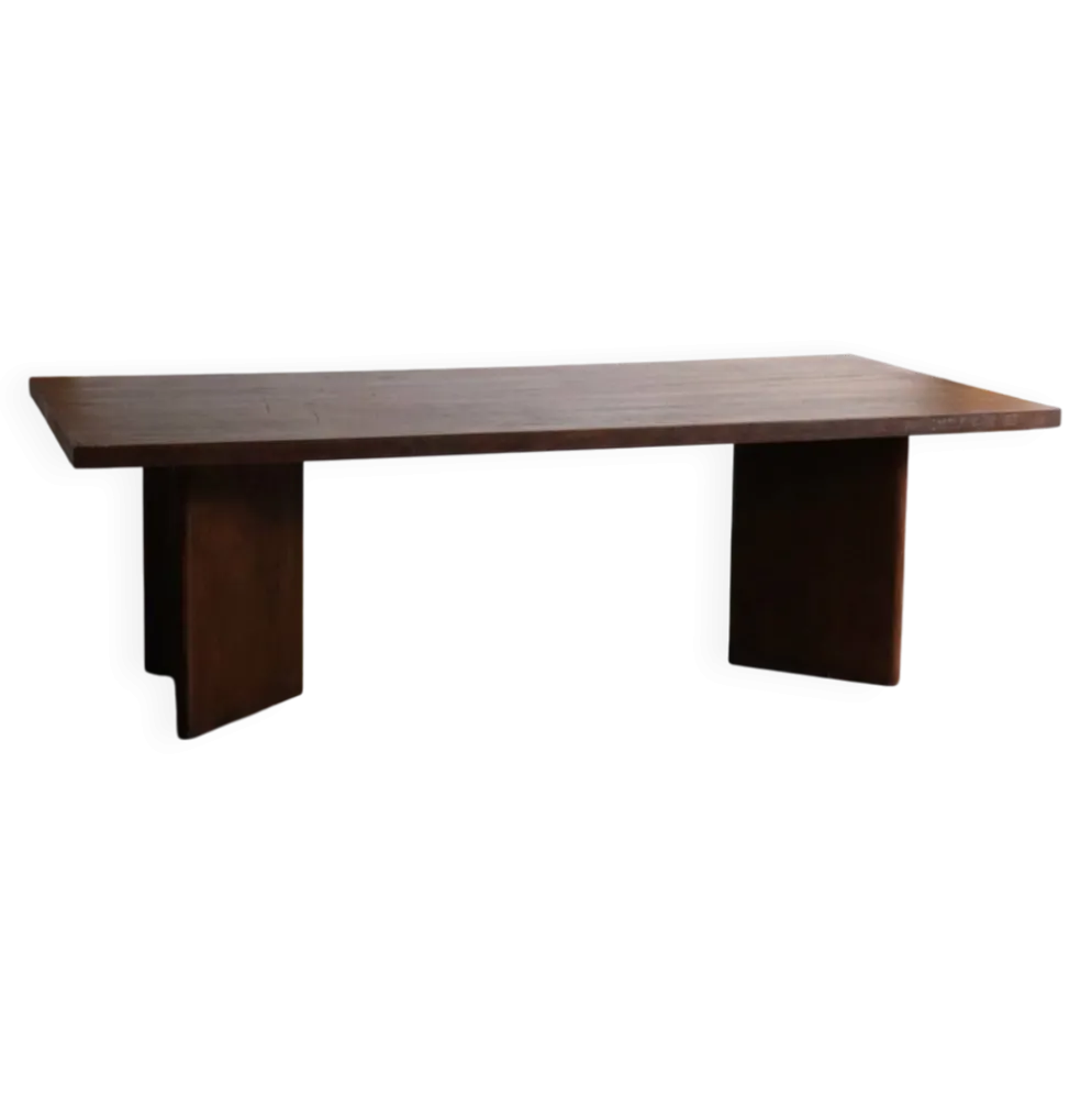 Table de bibliothèque large Pierre Jeanneret PJ-TAT-08-A, Chandigarh, 1955-1956