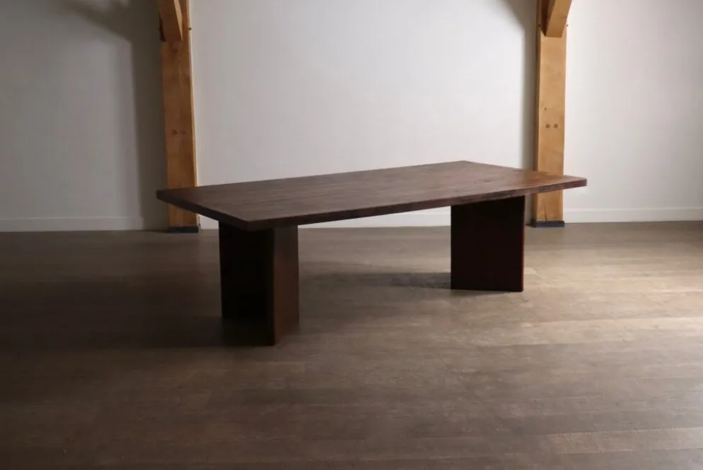 Table de bibliothèque large Pierre Jeanneret PJ-TAT-08-A, Chandigarh, 1955-1956