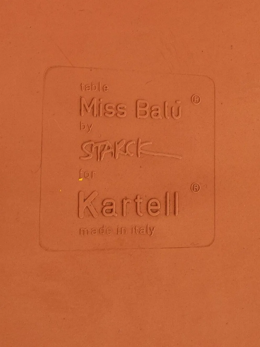 Table de bistro MISS BAL®, Philippe Starck pour Kartell
