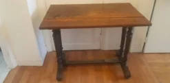Table de bistro plateau patiné
