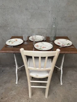 Table de bistrot ancienne