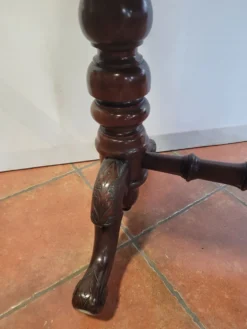 Table de bistrot ancienne en acajou