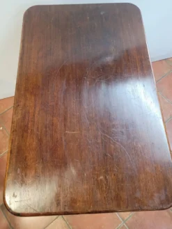 Table de bistrot ancienne en acajou