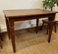 Table de bistrot ancienne en bois massif