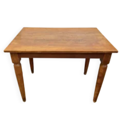 Table de bistrot ancienne en bois massif