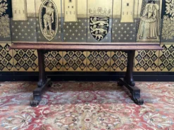 Table de bistrot Art Nouveau en acajou