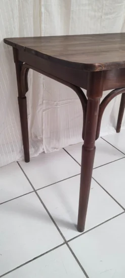Table de bistrot bois courbé