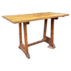 Table de bistrot bois vintage