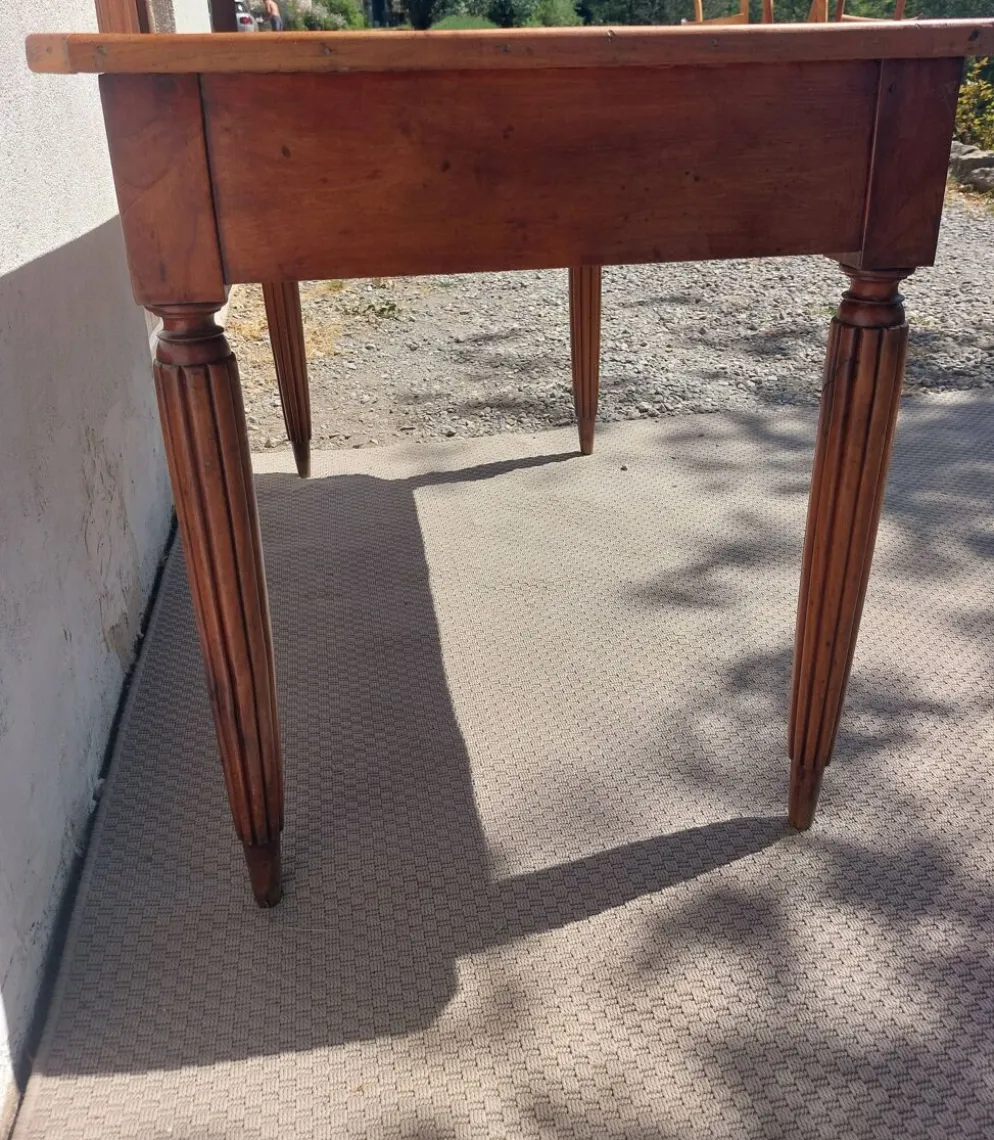 table de bistrot, campagne ou bureau, 2 tiroirs