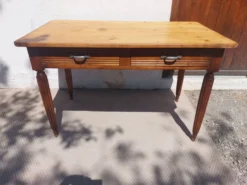 table de bistrot, campagne ou bureau, 2 tiroirs