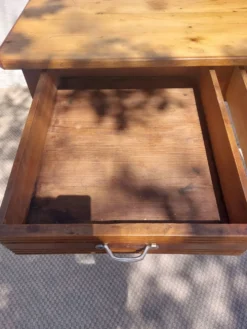 table de bistrot, campagne ou bureau, 2 tiroirs
